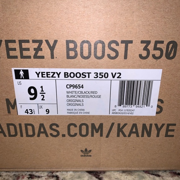 OG Adidas X Yeezy 350 V2 Zebra (drop 1) - Picture 4 of 6